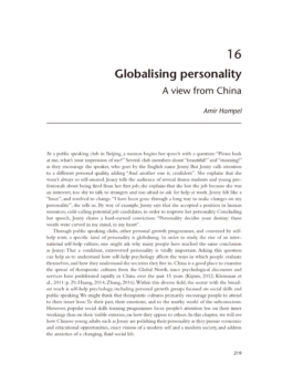 Routledge Handbook of Global Therapeutic Cultures 